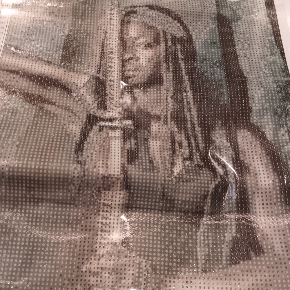 The Walking Dead Diamond Art Painting Kit with Michonne 30x40 - Picture 2 of 5